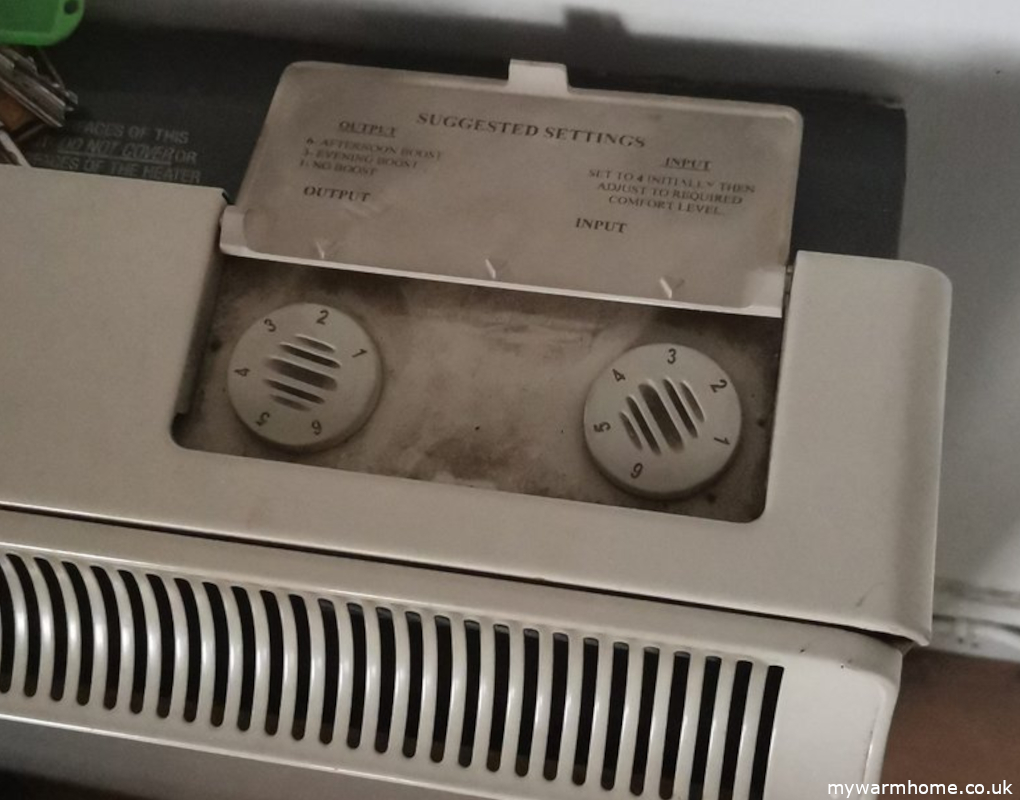 Older manual heater controls