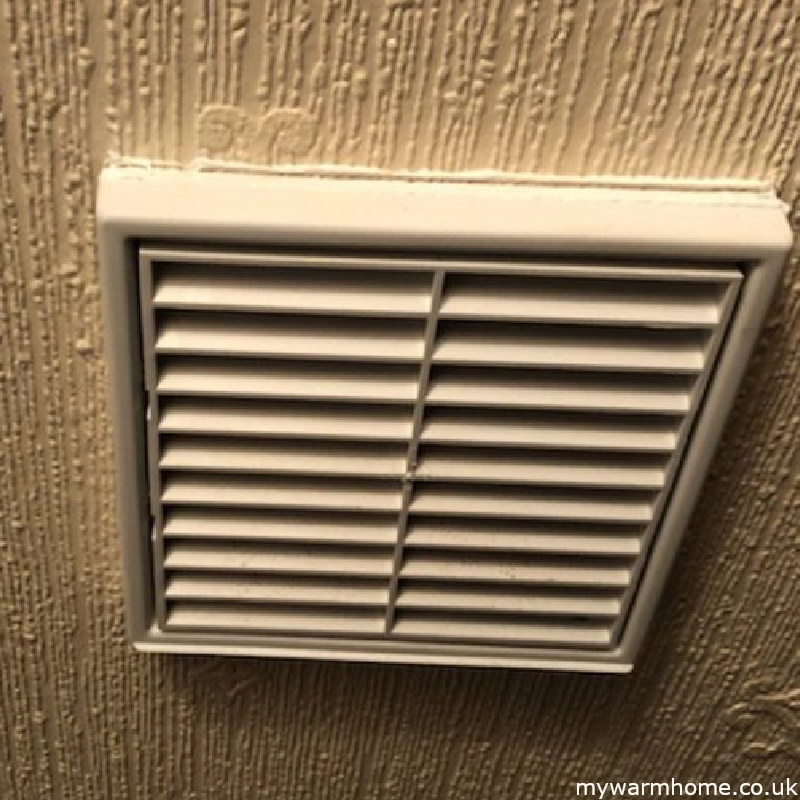 Non-controllable combustion vent